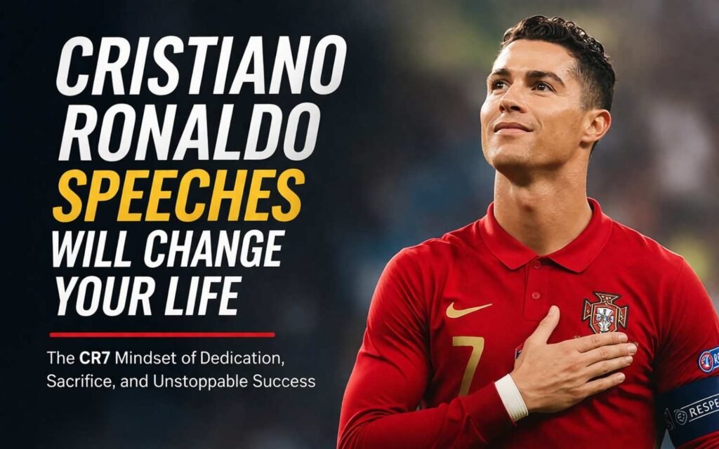 Cristiano Ronaldo Speeches Will Change Your Life: The CR7 Mindset of Dedication, Sacrifice, and Unstoppable Successvvvvvvv