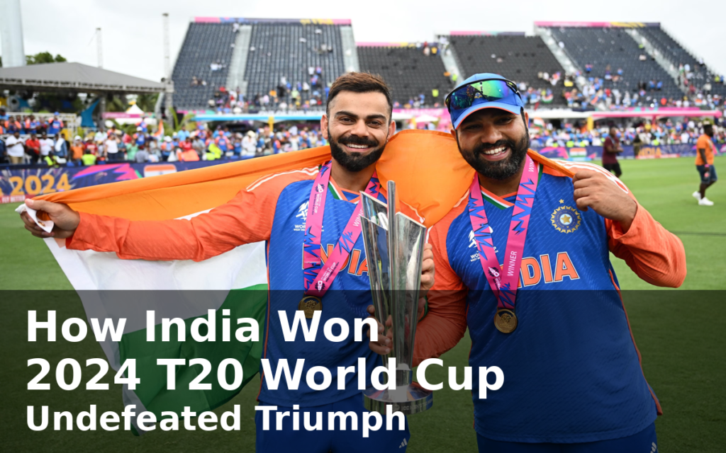 How India Won the 2024 T20 World Cup The Epic Story of an Undefeated Triumph