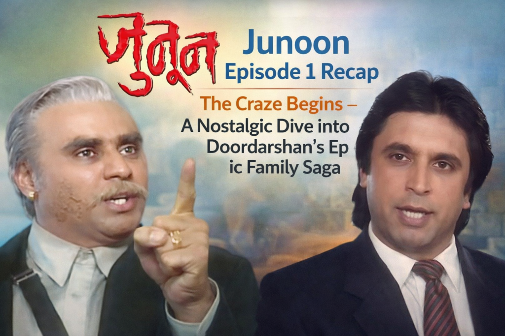 Junoon Episode 1 Recap The Craze Begins – A Nostalgic Dive into Doordarshan’s Epic Family Saga