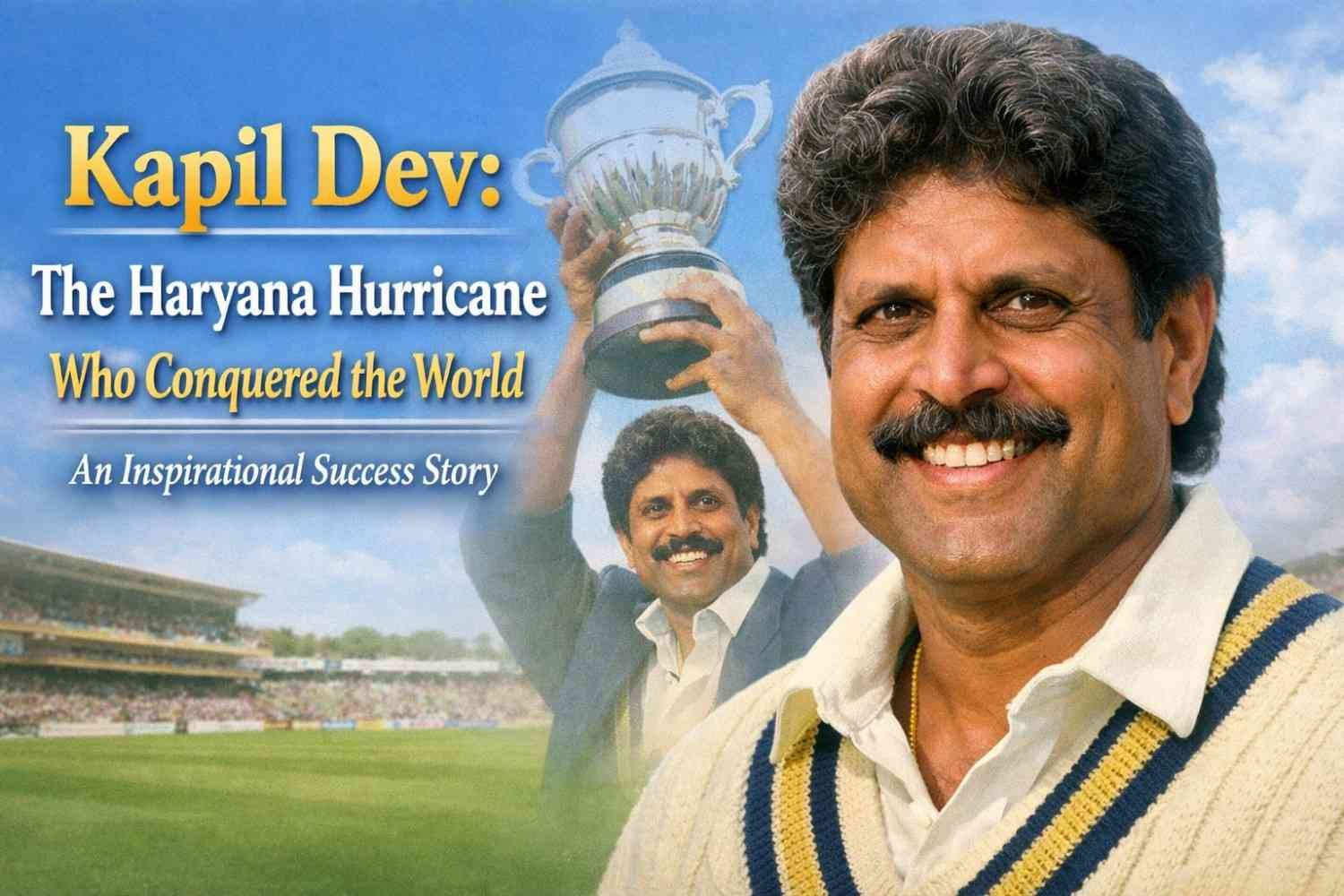 Kapil Dev: The Haryana Hurricane Who Conquered the World – An Inspirational Success Story