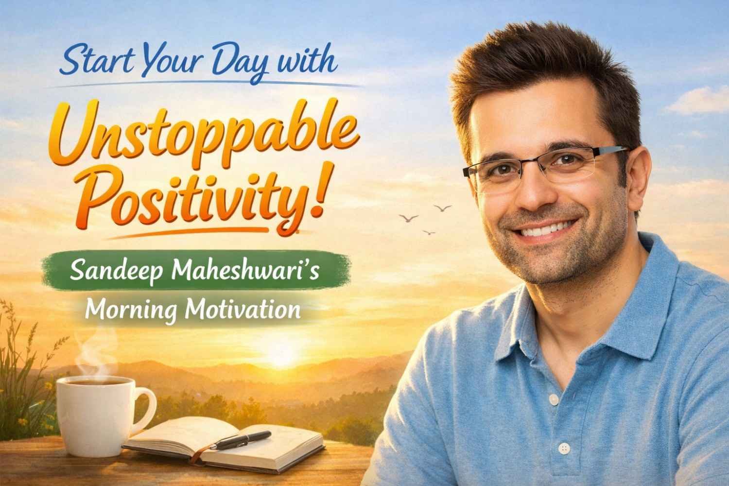 Start Your Day with Unstoppable Positivity: Sandeep Maheshwari’s Morning Motivation