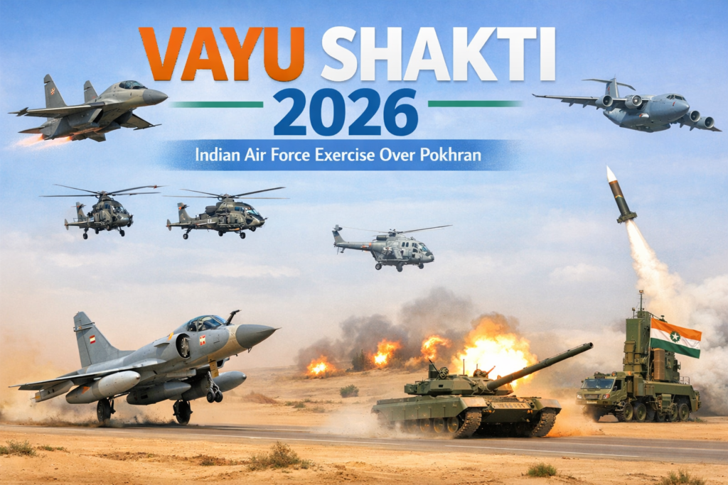 Vayu Shakti 2026: Indian Air Force Roars Over Pokhran Skies in Epic Live Firepower Showcase