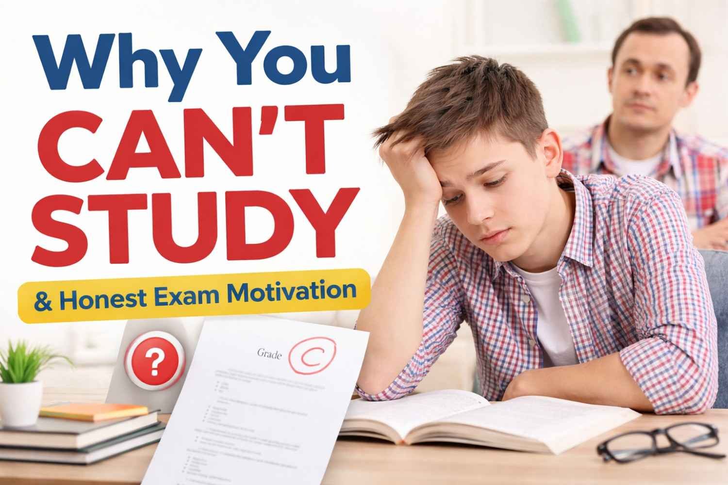 Why You Can’t Study: The Brutal Truth & Honest Exam Motivation