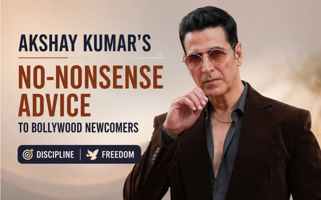 Akshay Kumar’s No-Nonsense Advice to Bollywood Newcomers: Discipline and Freedom