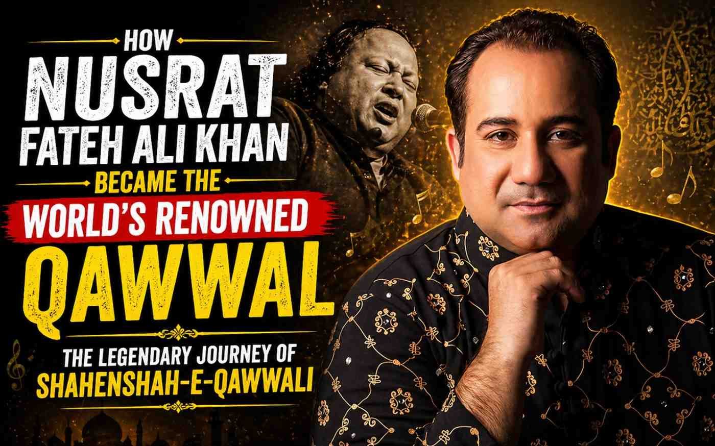 How Nusrat Fateh Ali Khan Became the World’s Renowned Qawwal: The Legendary Journey of Shahenshah-e-Qawwali