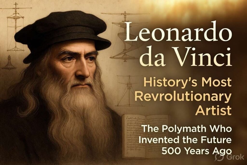 Leonardo da Vinci: History’s Most Revolutionary ArtistThe Polymath Who Invented the Future 500 Years Ago
