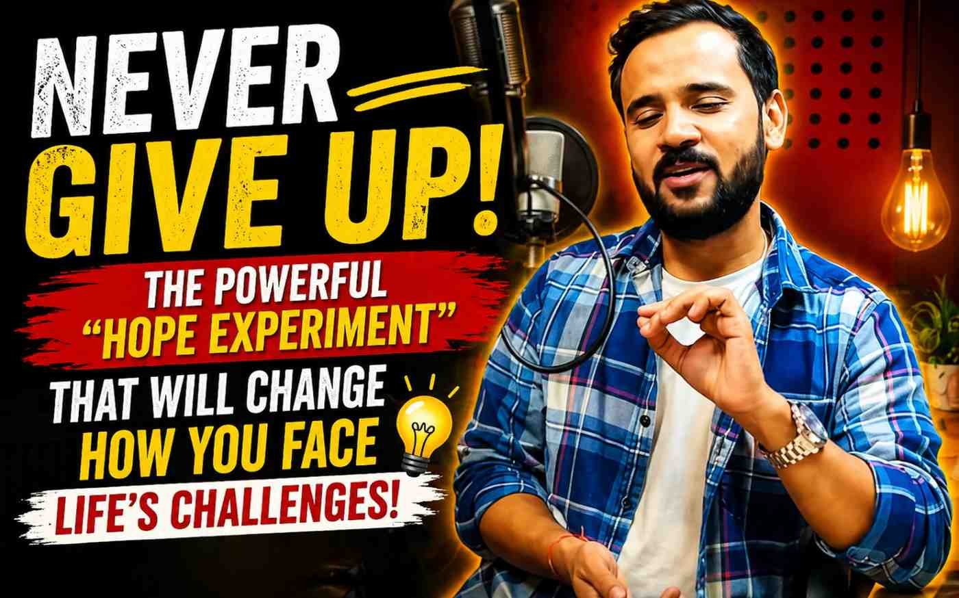 Never Give Up: The Powerful “Hope Experiment” That Will Change How You Face Life’s Challenges