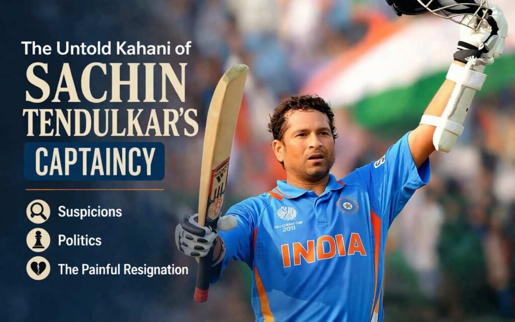 The Untold Kahaani of Sachin Tendulkar’s Captaincy: Suspicions, Politics, and the Painful Resignation