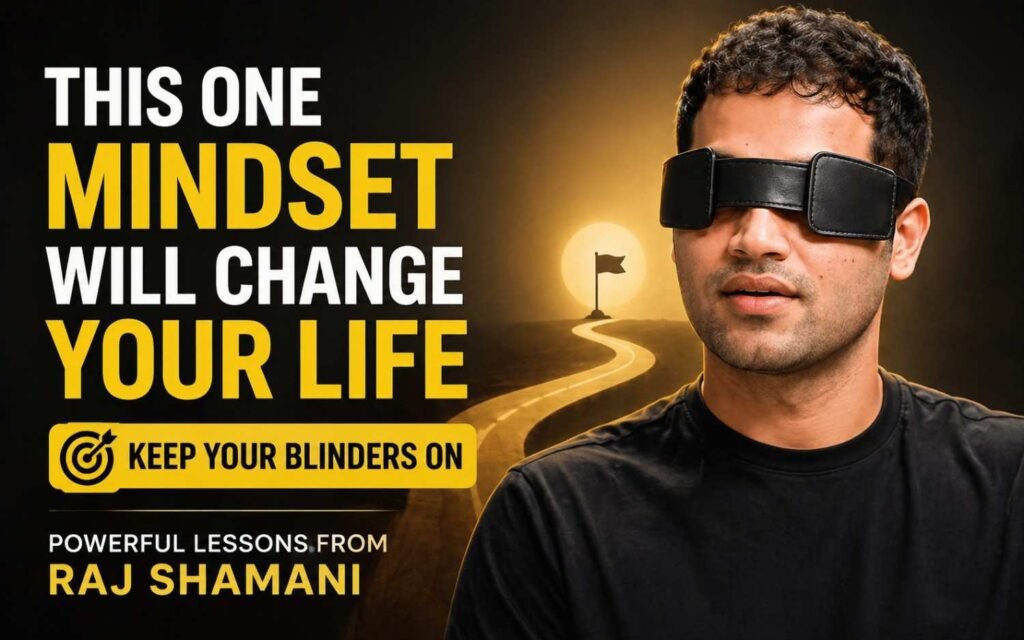 This One Mindset Will Change Your Life: Keep Your Blinders OnPowerful Lessons from Raj Shamani