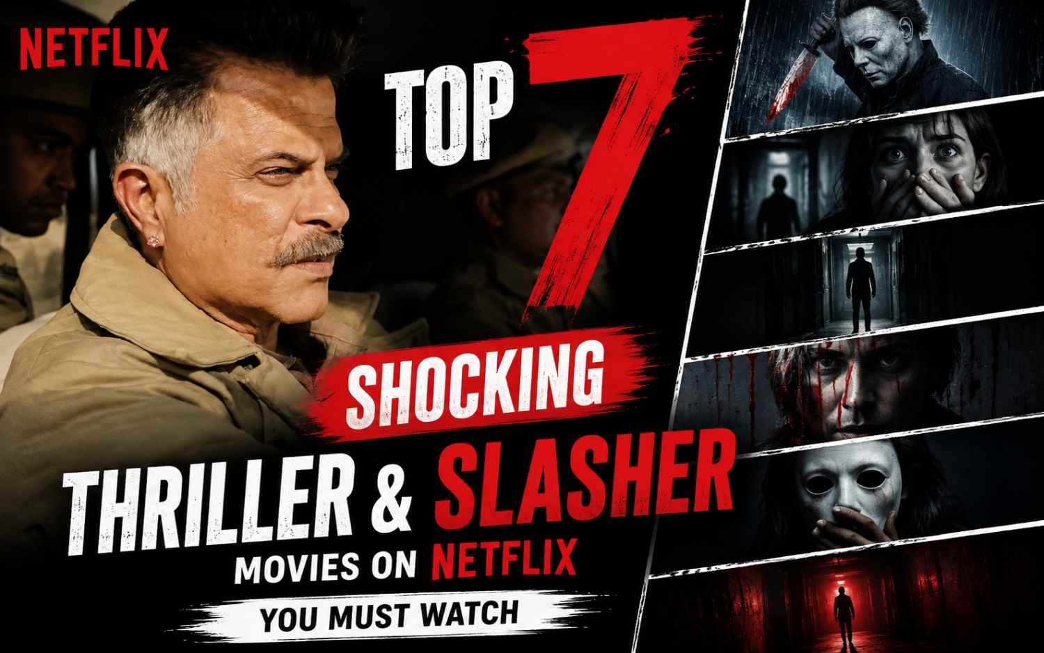 Top 7 Shocking Thriller & Slasher Movies on Netflix You Must Watch